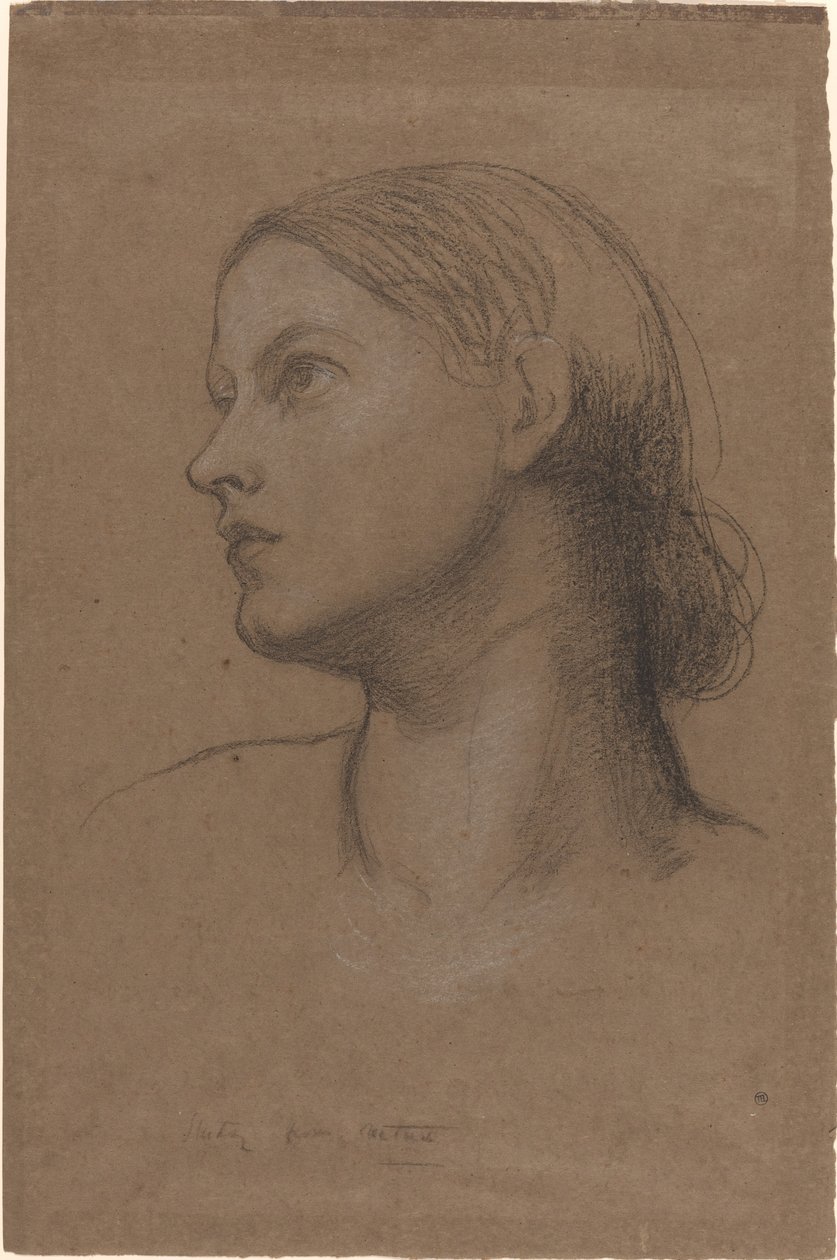 Head of a Young Woman by George Frederic Watts