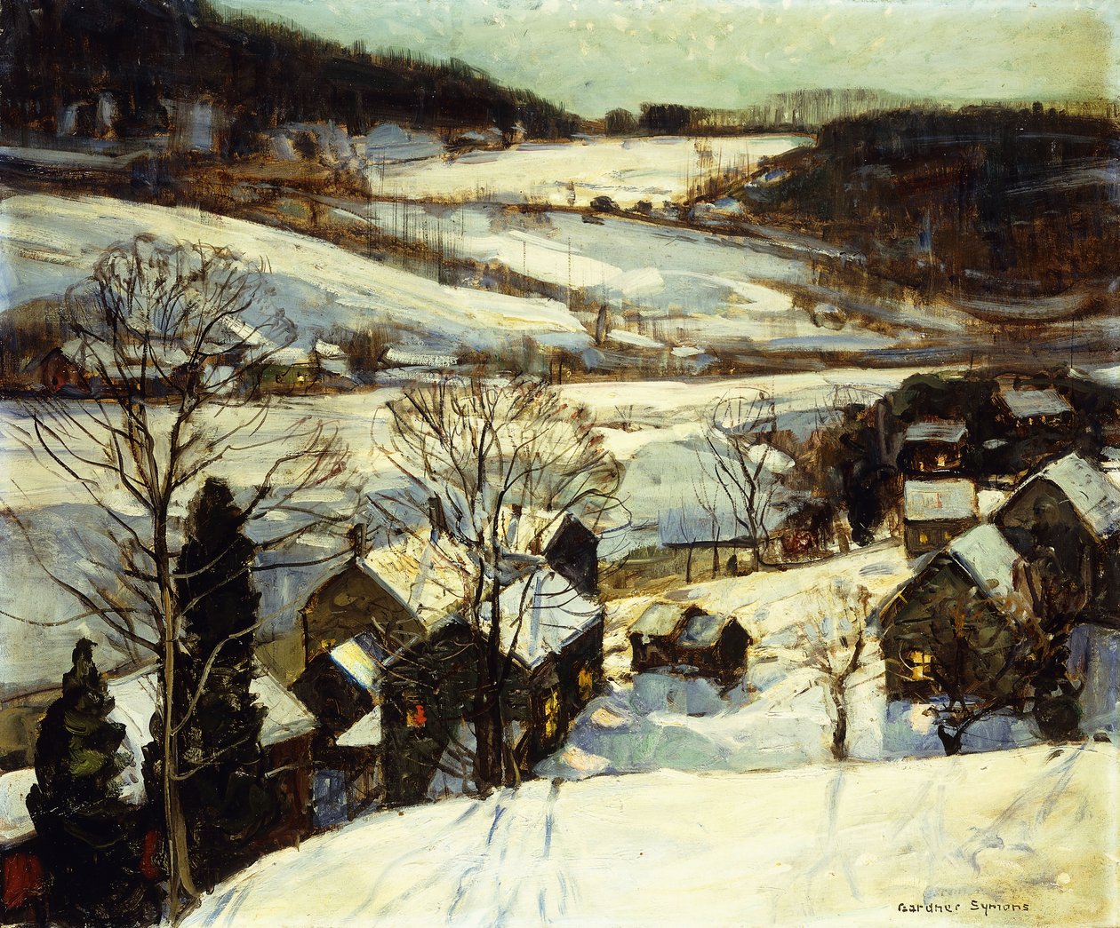 Winter Twilight by George Gardner Symons