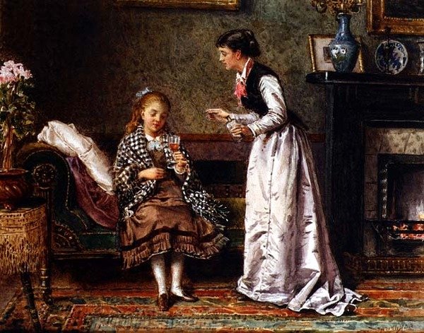 A Tonic by George Goodwin Kilburne