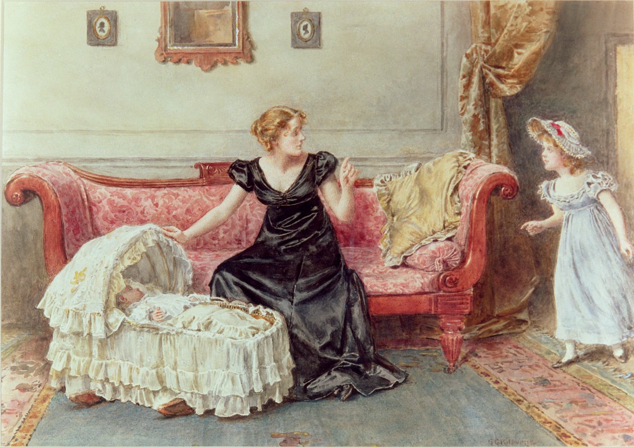 Hush! by George Goodwin Kilburne