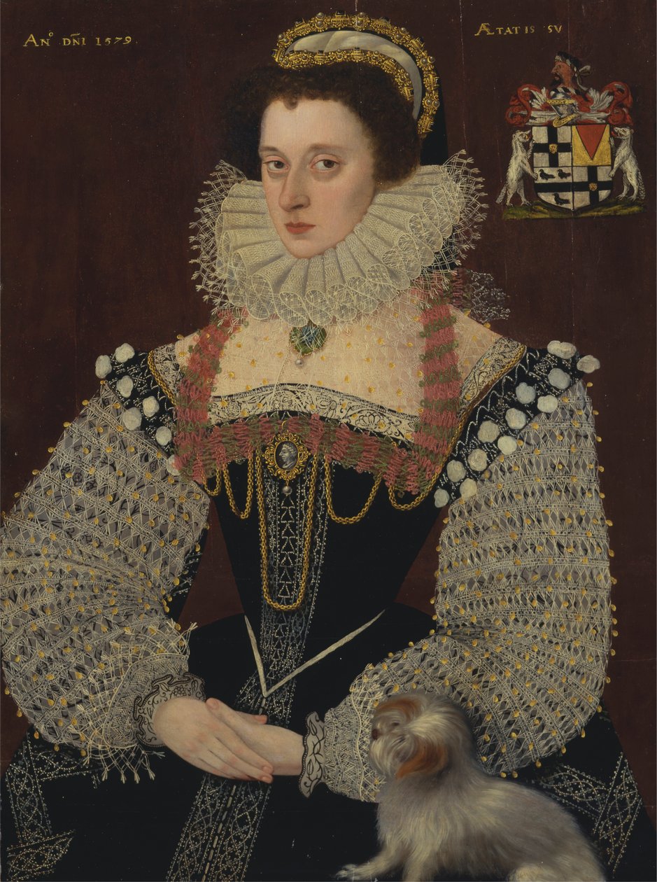 Frances, Lady Brydges (ca. 1553-1623) by George Gower