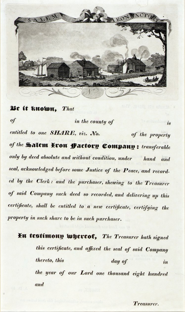 Share: Salem Iron Factory by George Graham