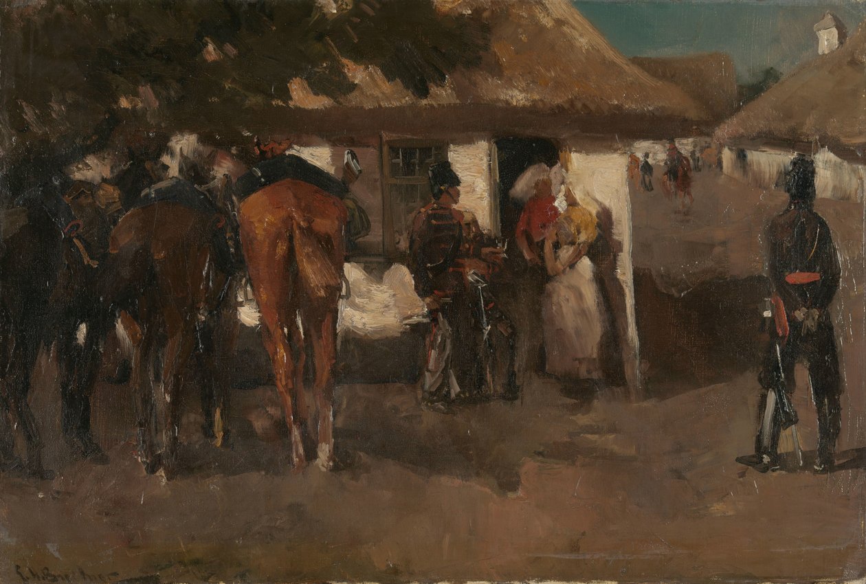 Billeting the Troops by George Hendrik Breitner