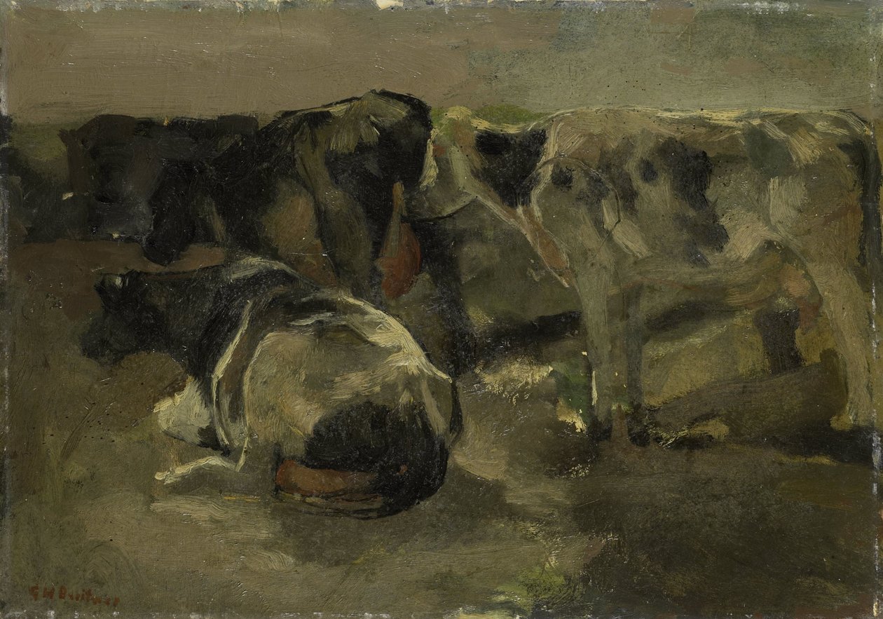 Four Cows by George Hendrik Breitner