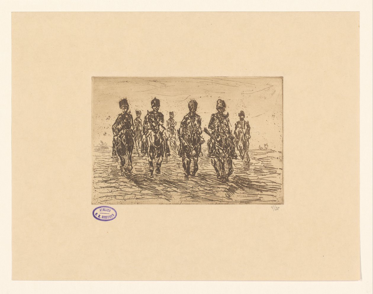 Galloping Hussars by George Hendrik Breitner