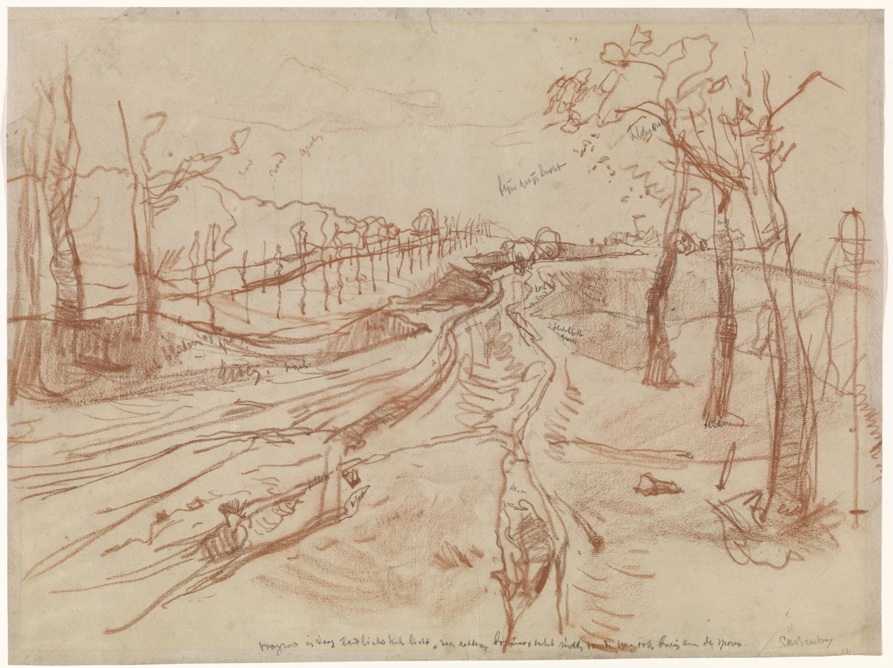 Sketch of a Country Road by George Hendrik Breitner