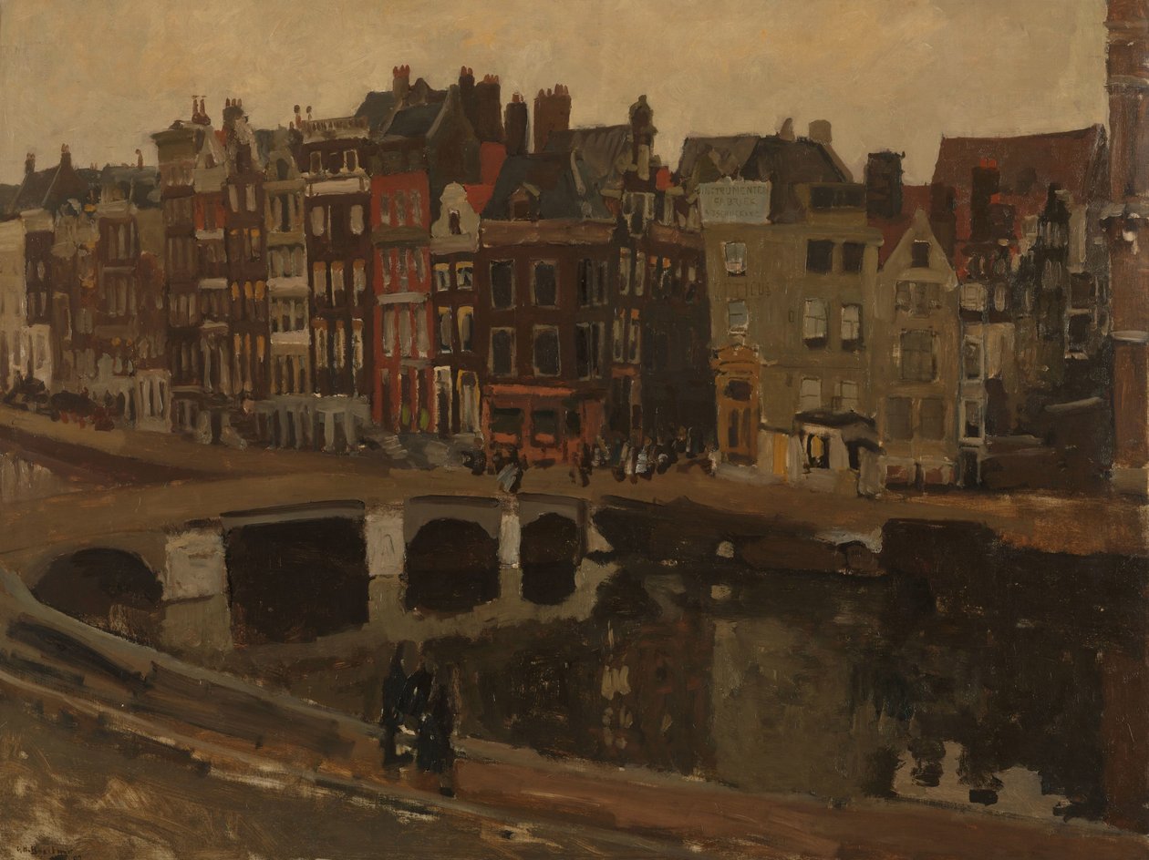 The Rokin, Amsterdam by George Hendrik Breitner