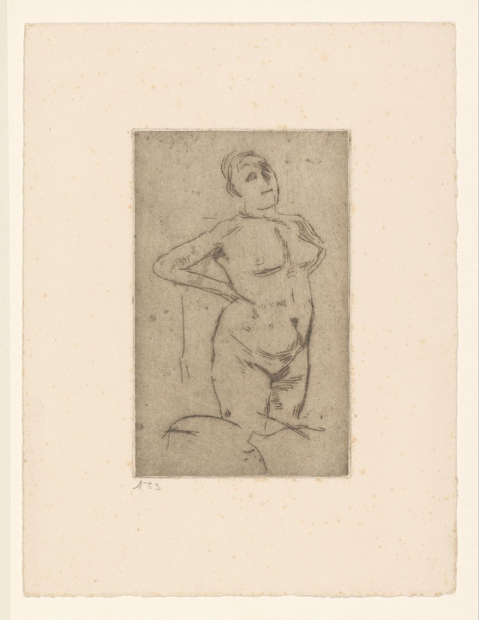 Female Nude by George Hendrik Breitner