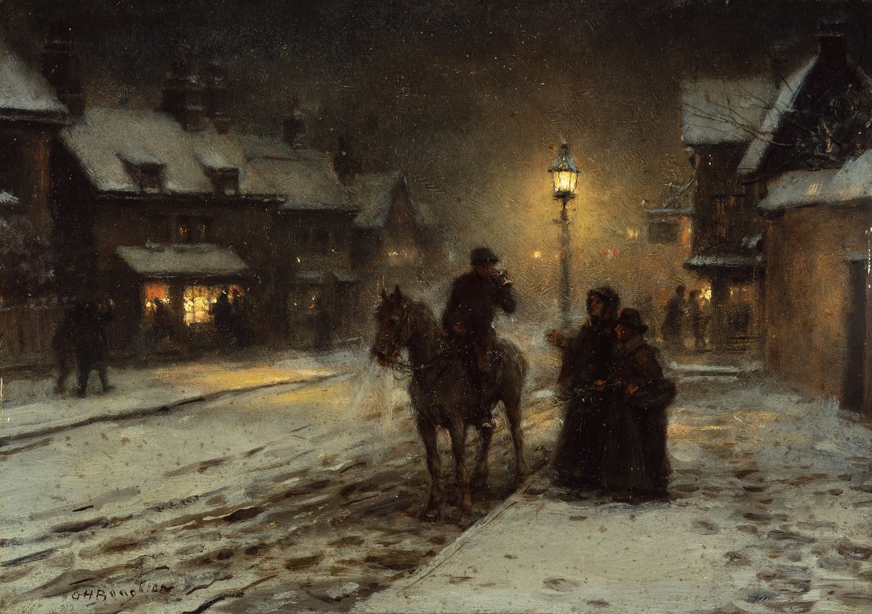 Winter Evening by George Henry Boughton