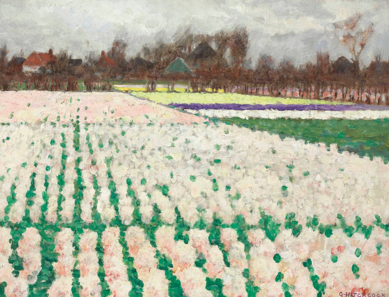 Hyacinth Fields by George Hitchcock
