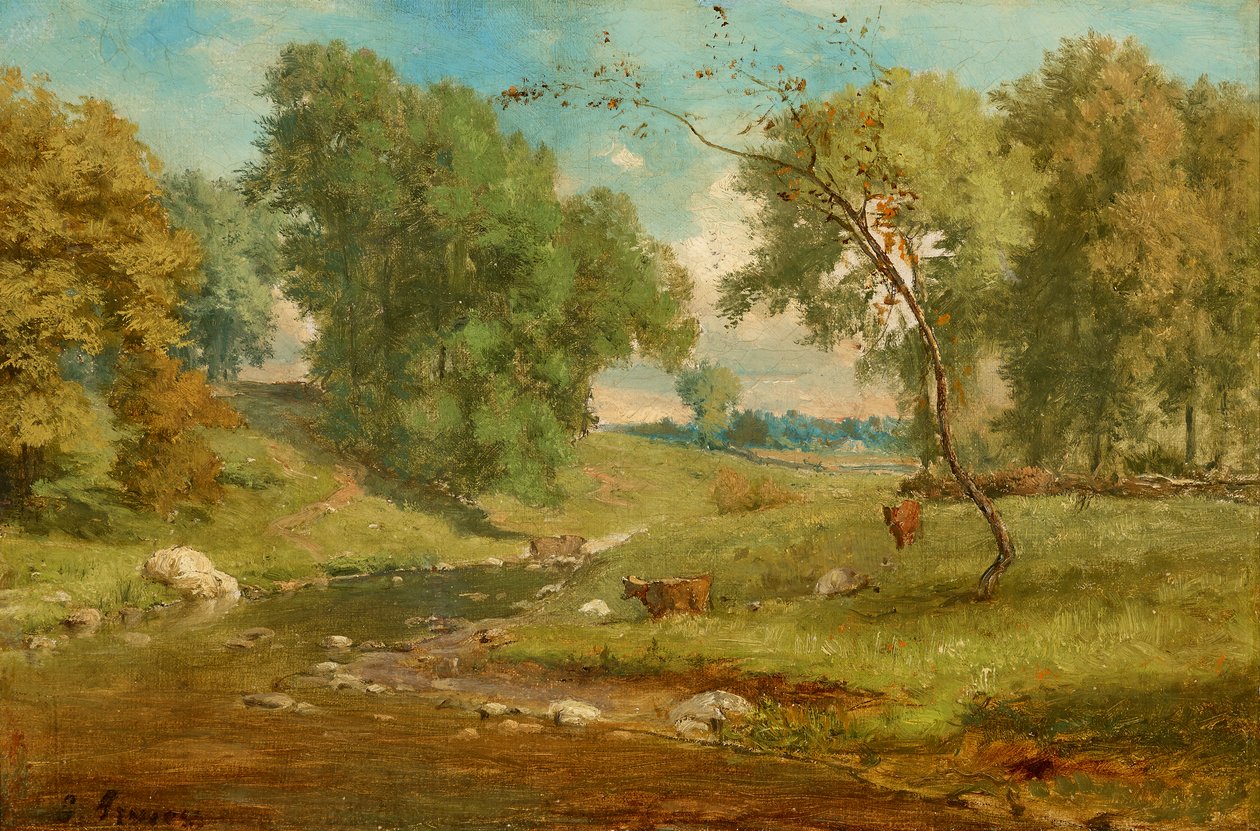 In the Meadow by George Inness