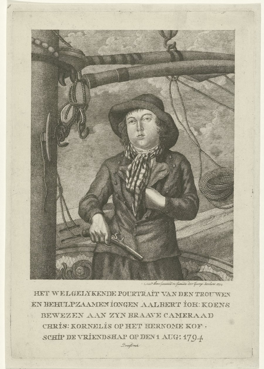 Portrait of Aalbert Joh. Koens by George Kockers