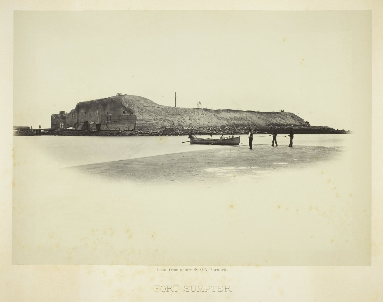 Fort Sumter by George N. Barnard