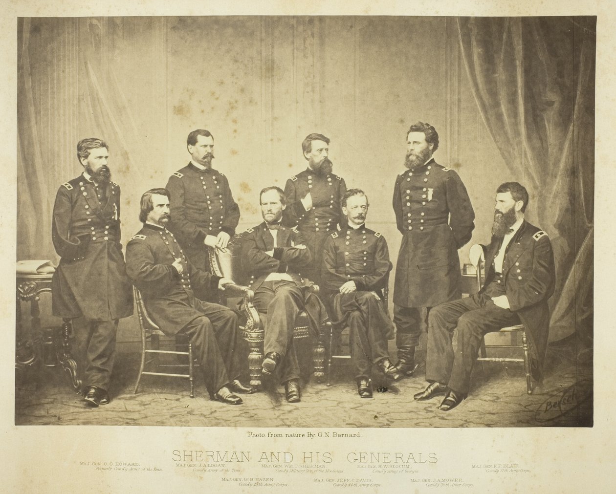 Sherman and His Generals by George N. Barnard