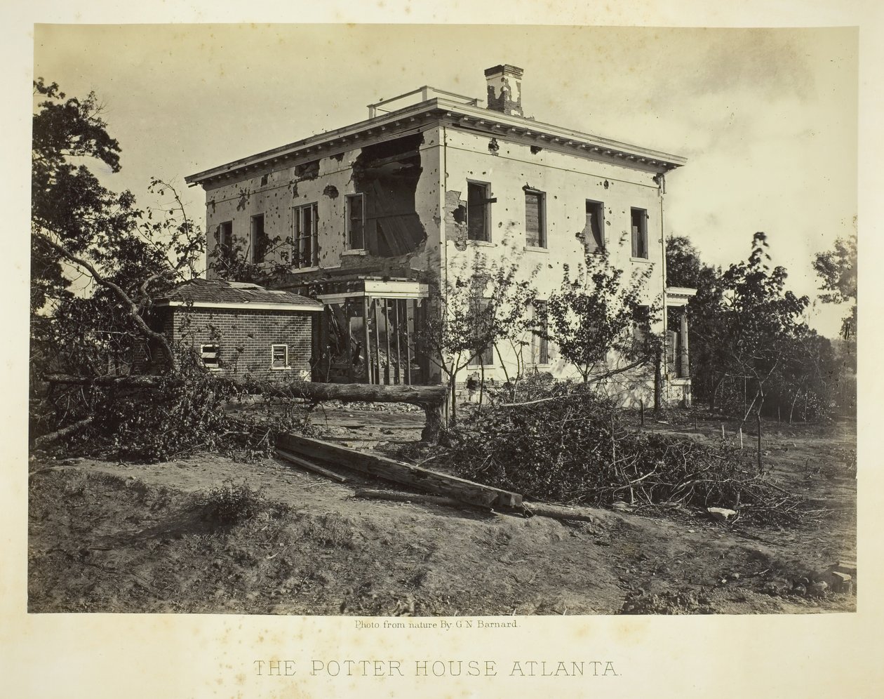 The Potter House Atlanta by George N. Barnard