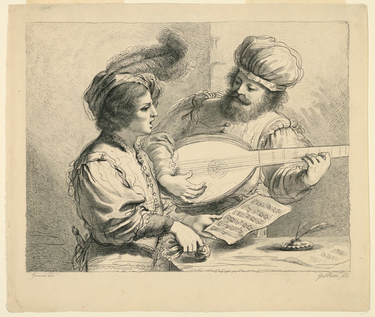 The Singing Lesson by George Noble