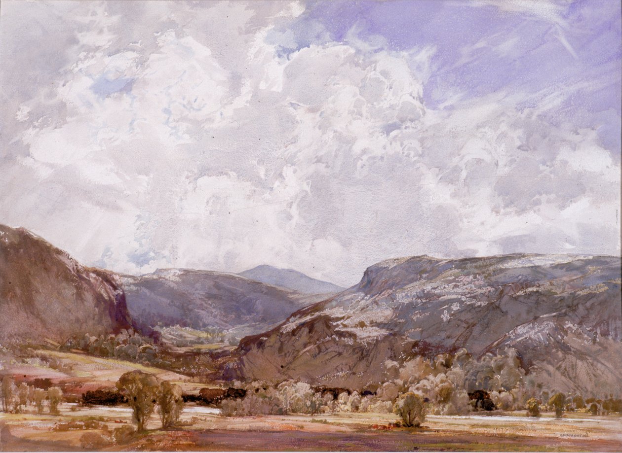 Conway Valley - Midday by George Robert Rushton