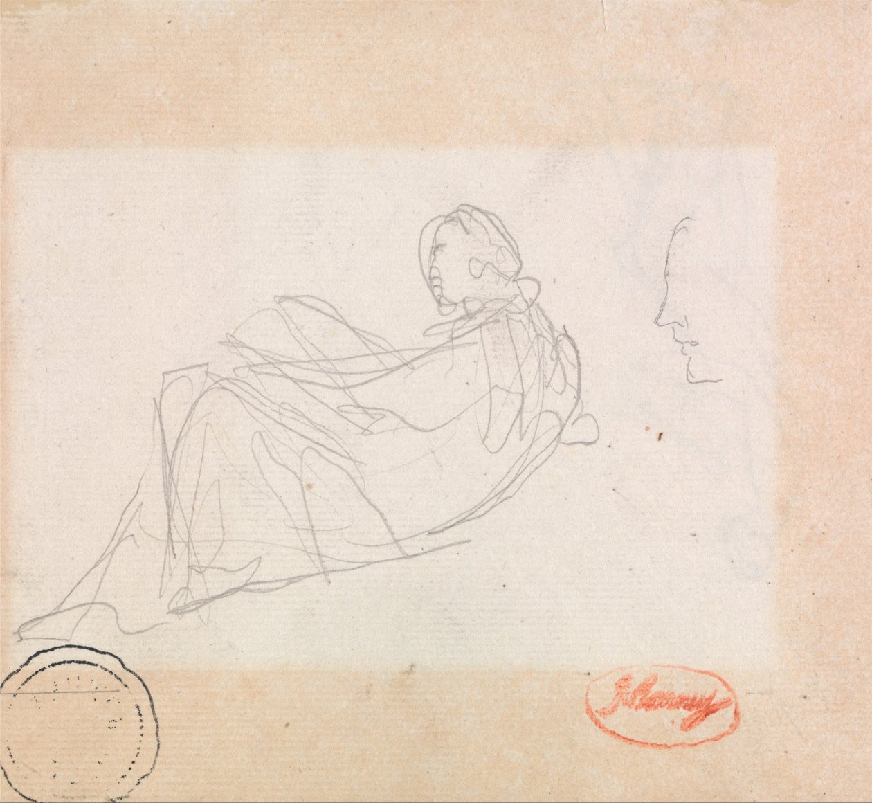 A Reclining Woman by George Romney