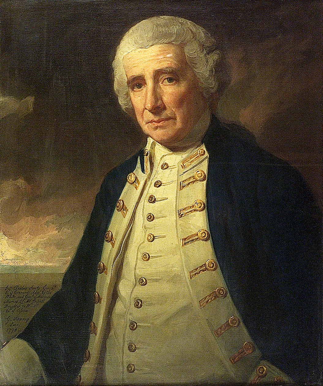 Admiral John Forbes (1714-1796) by George Romney