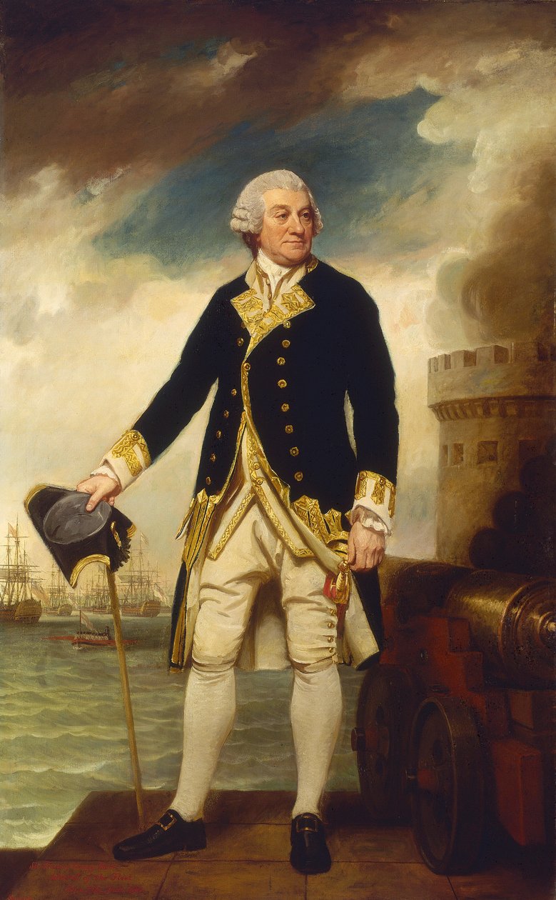 Admiral Sir Francis Geary (1709/10-1796) by George Romney