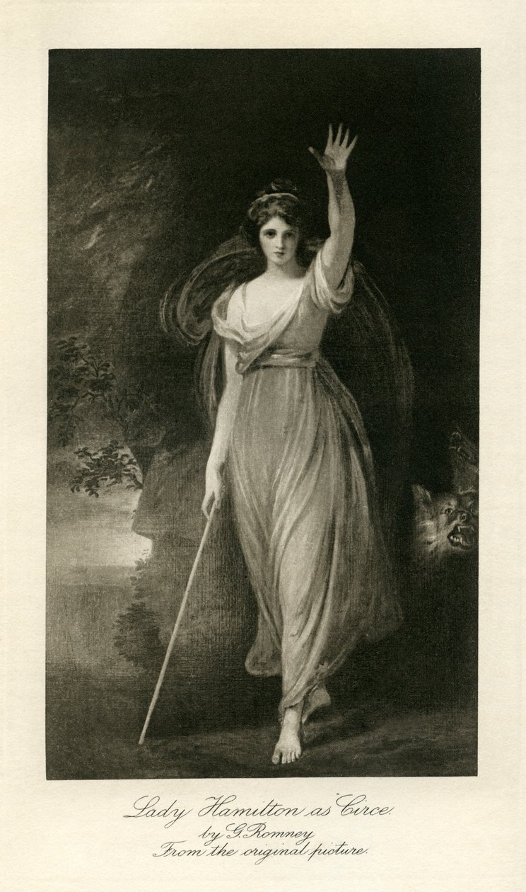 Emma Lady Hamilton by George Romney