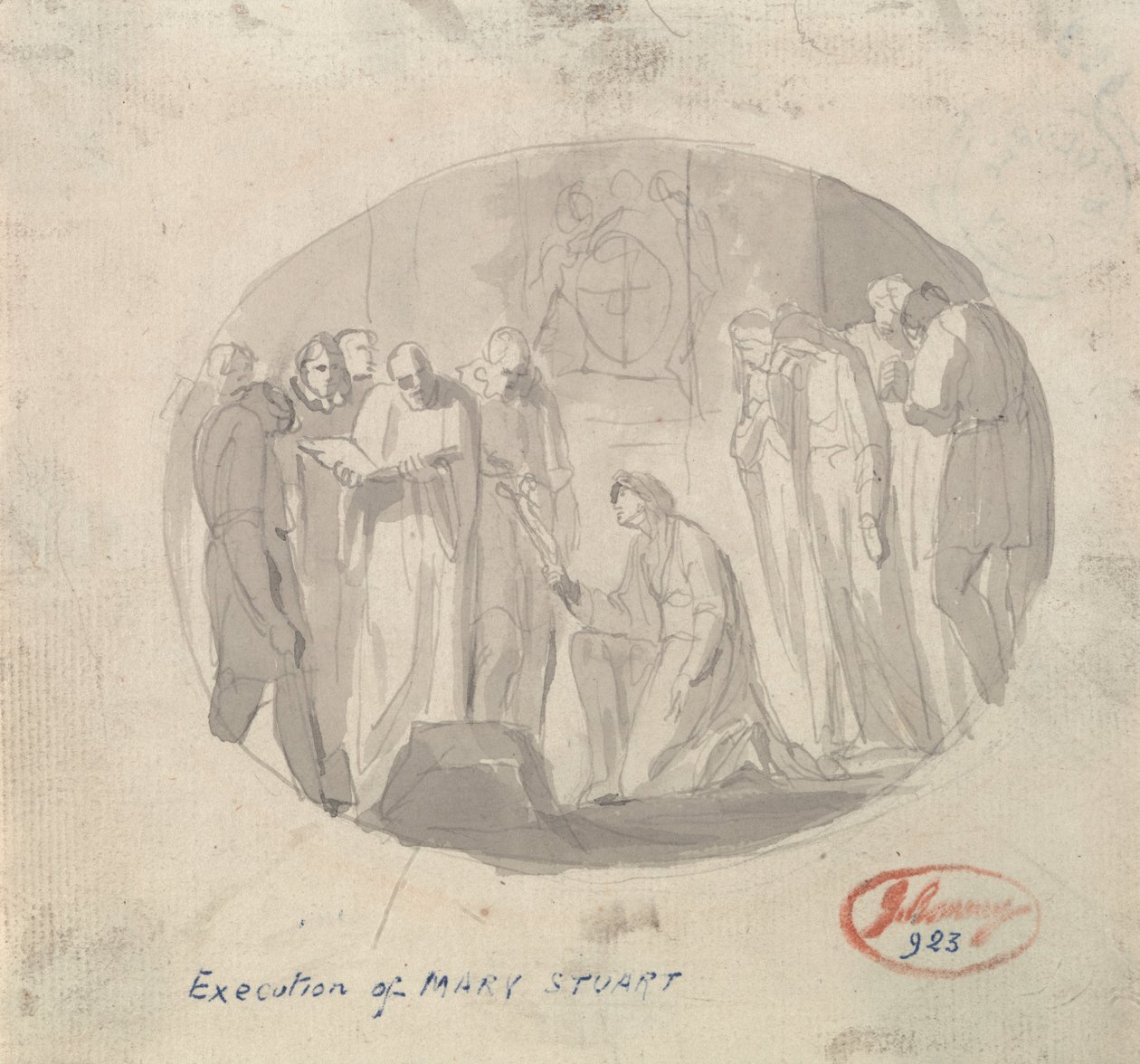 Execution of Mary Stuart by George Romney