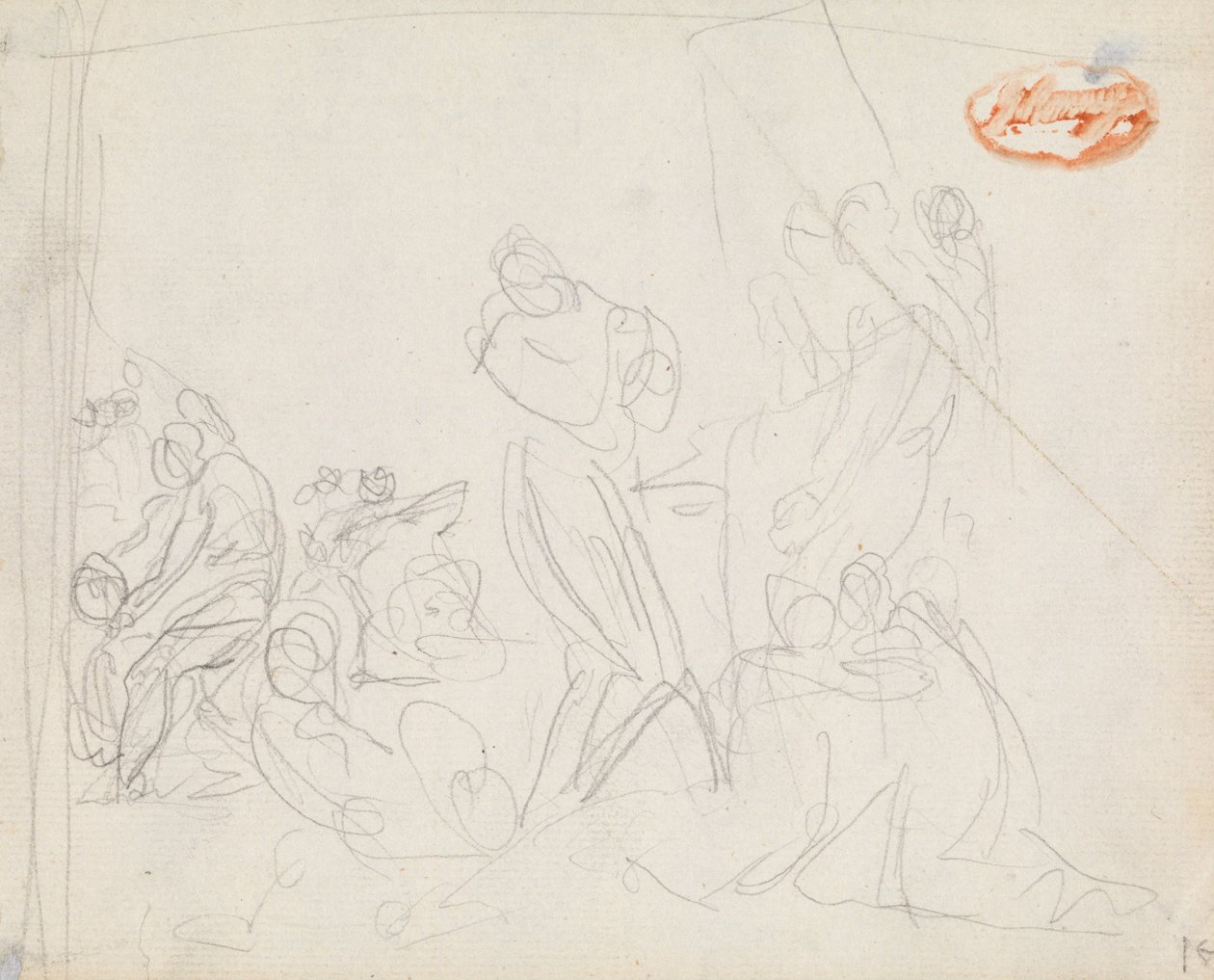 Figure Composition Study 34 by George Romney