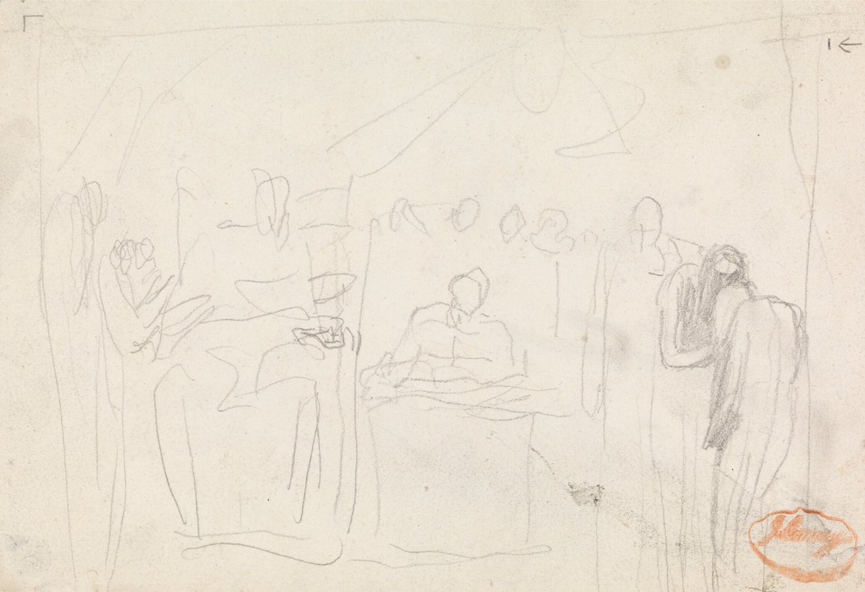Figure Composition Study 35 by George Romney