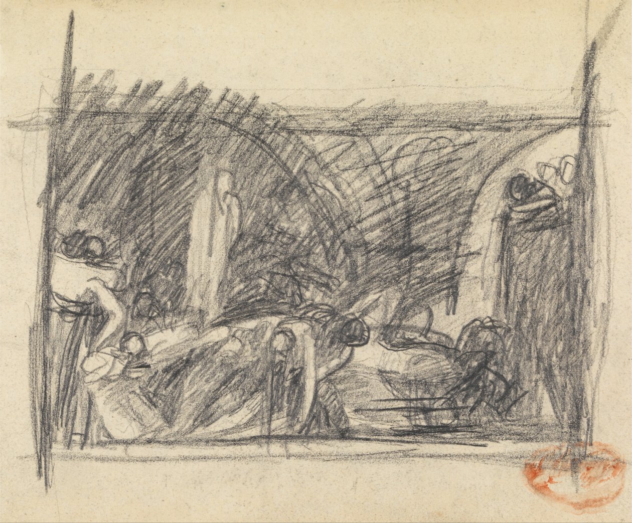 Figure Composition Study 3 by George Romney