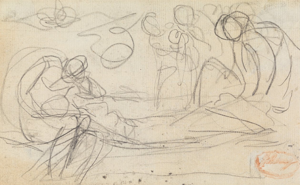 Figure Composition Study 50 by George Romney