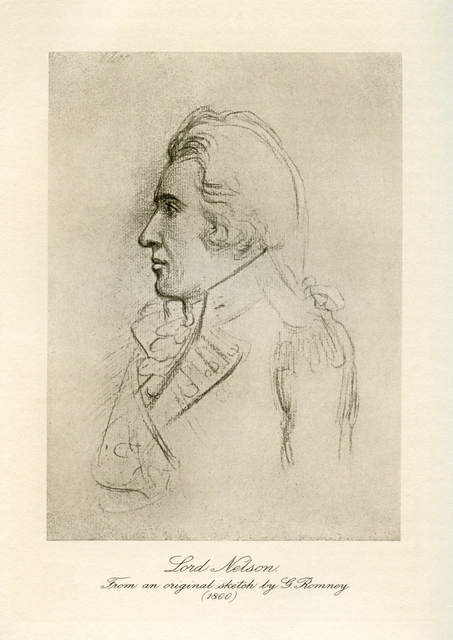 Lord Horatio Nelson by George Romney