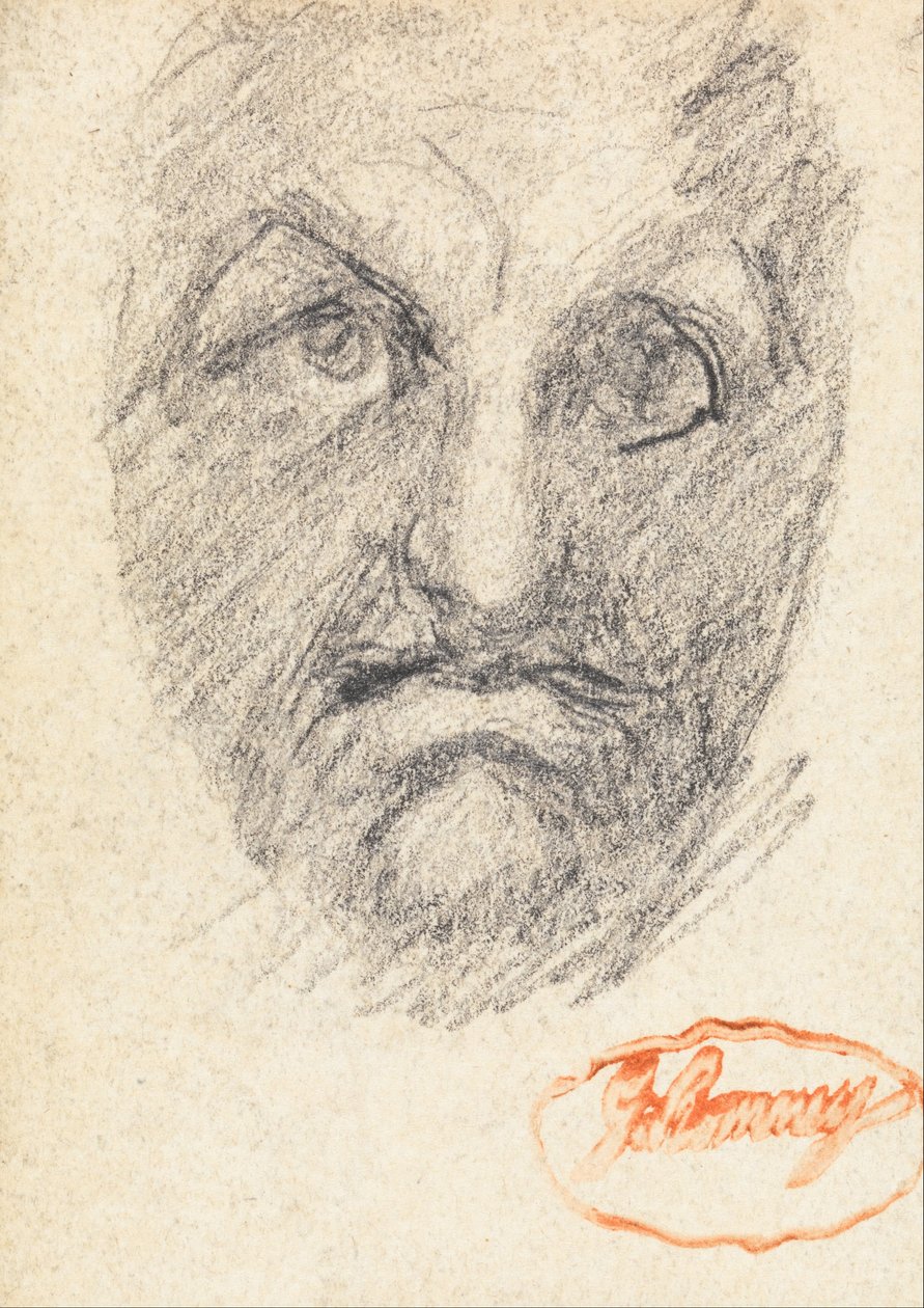 Male Head 1 by George Romney