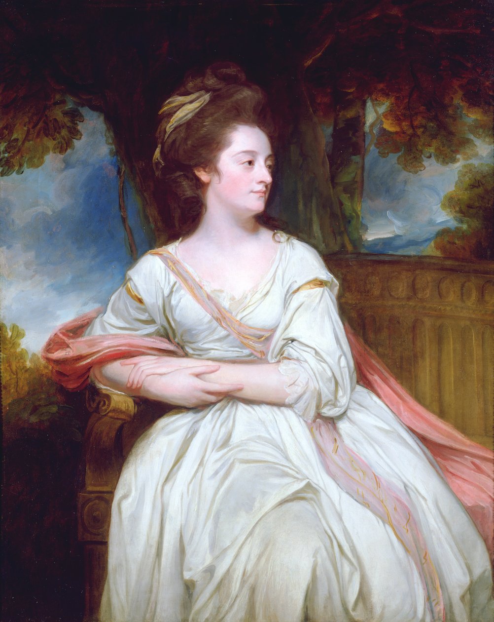 Portrait of Mrs North by George Romney