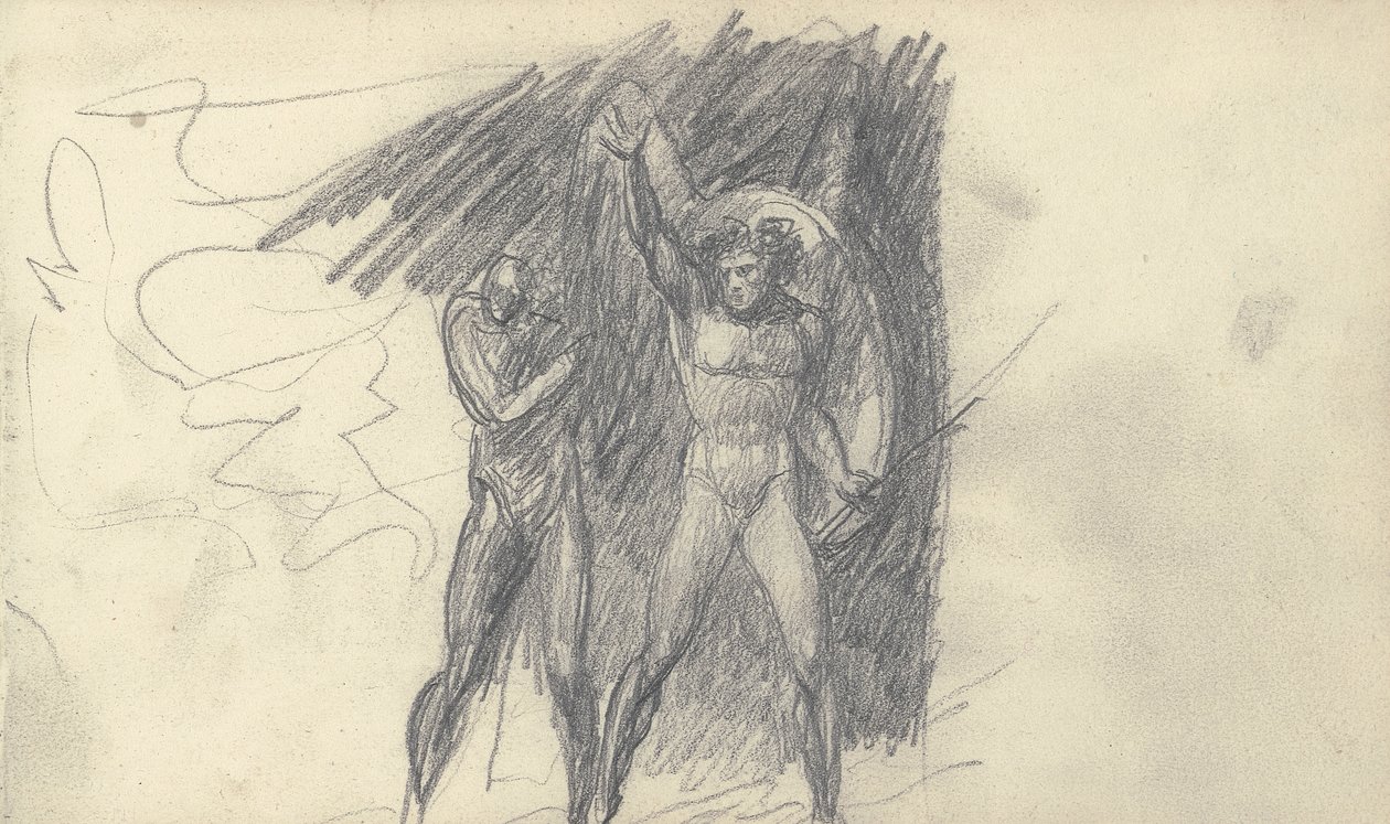 Sketchbook Drawing by George Romney