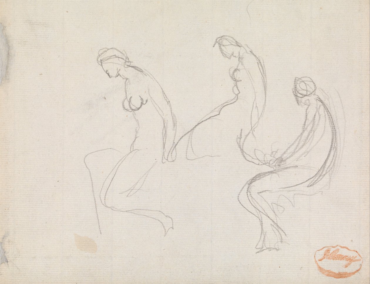 Study of Three Women by George Romney