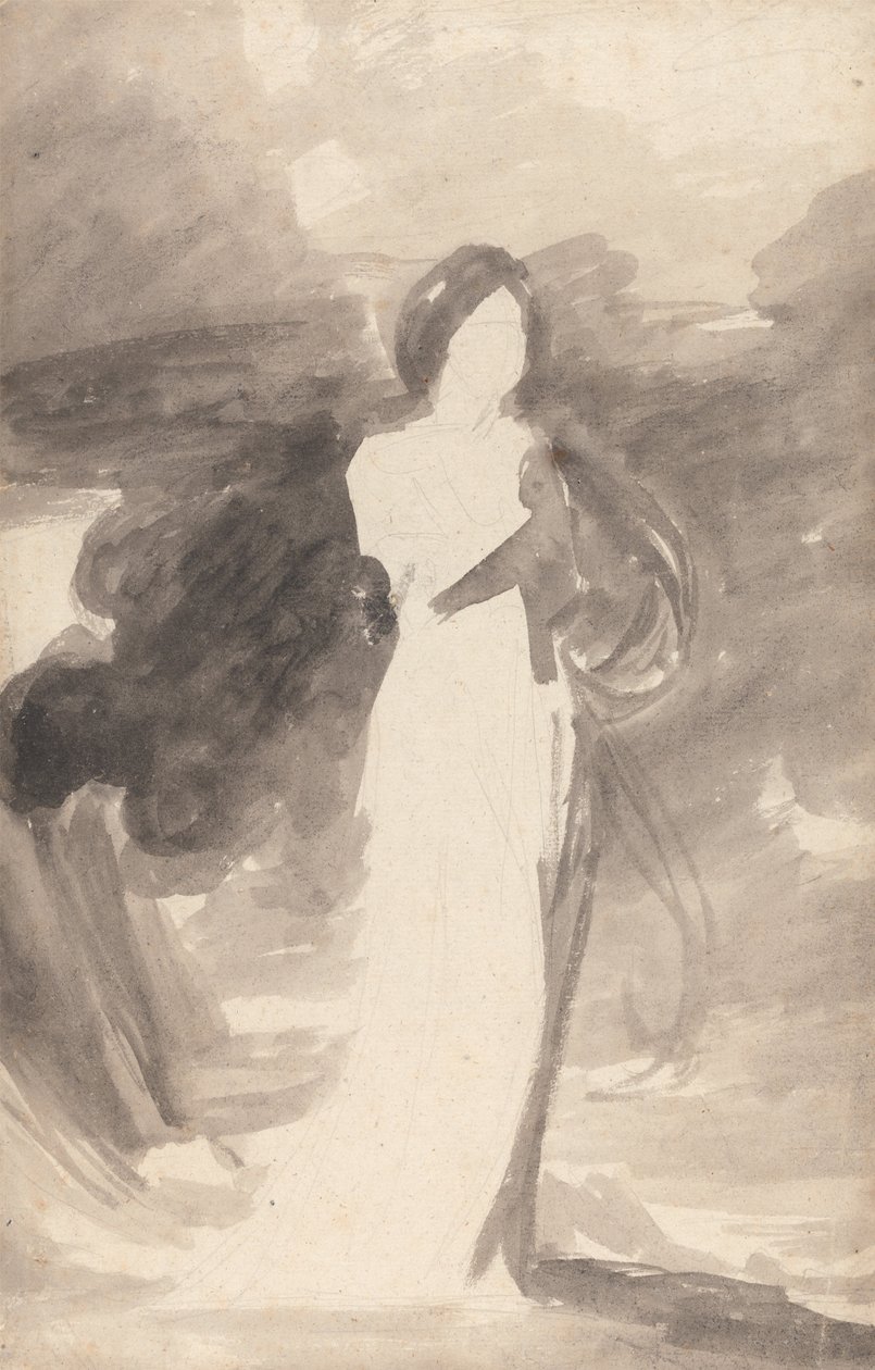 Study of a Lady Standing by George Romney