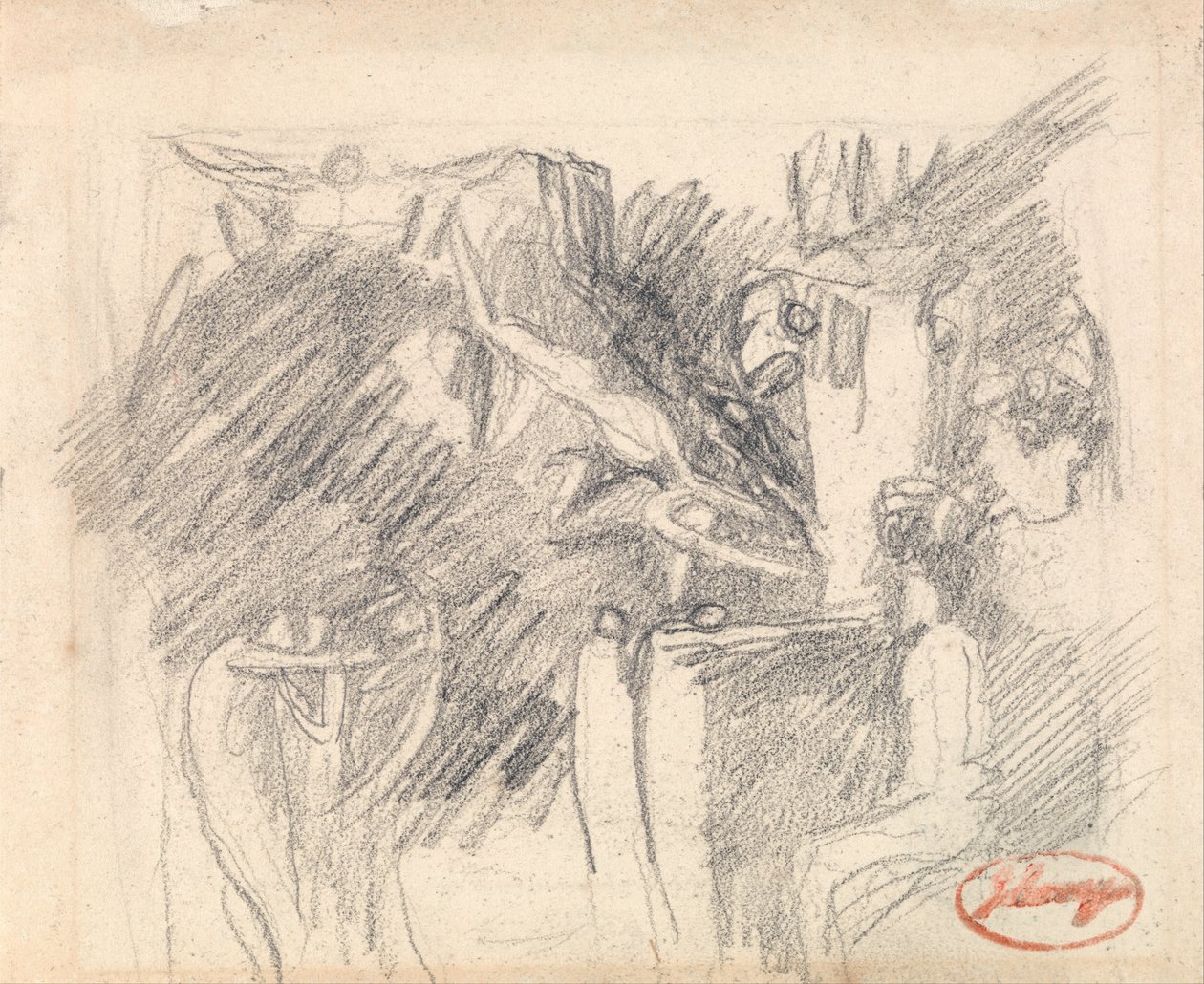 The Temptation of Christ by George Romney