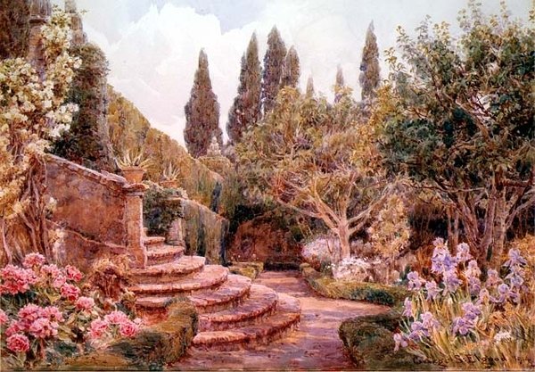 A Mediterranean Garden by George Samuel Elgood