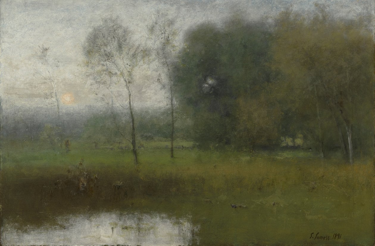 New Jersey Landscape by George Snr. Inness