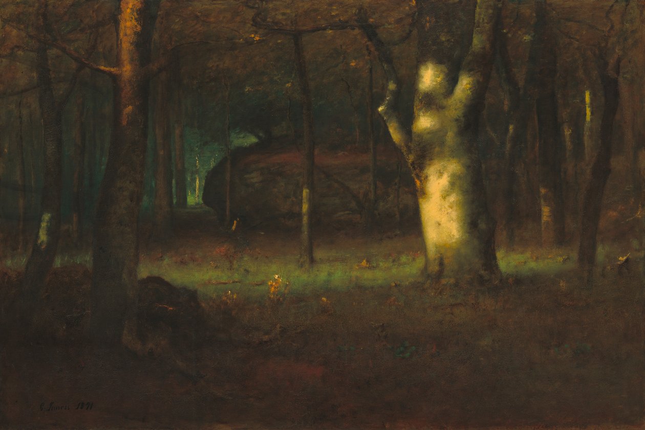 Sunset in the Woods by George Snr. Inness