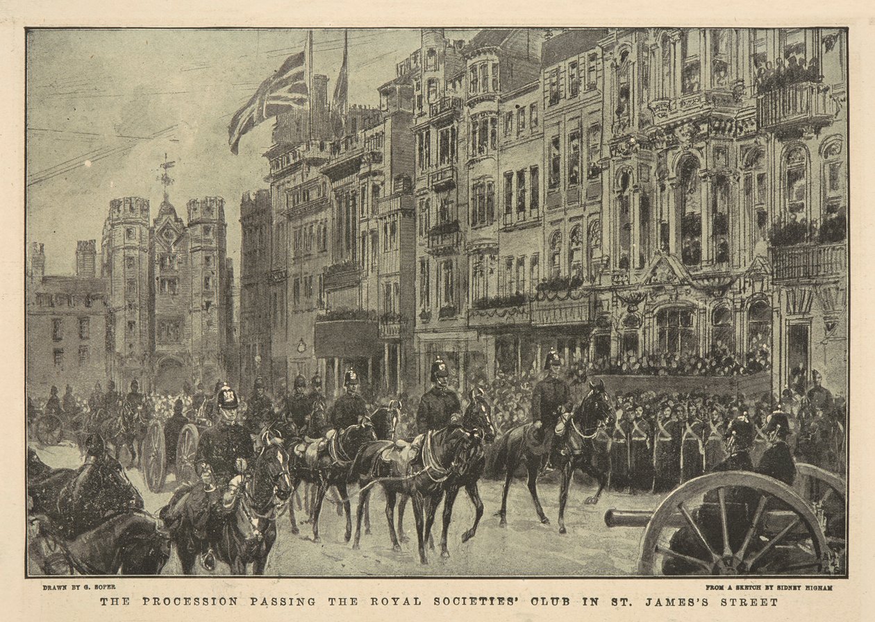 The Funeral of Queen Victoria by George Soper