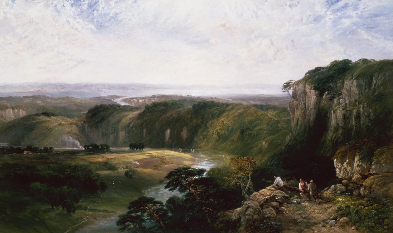 Chepstow from the Windcliff by George Vicat Cole