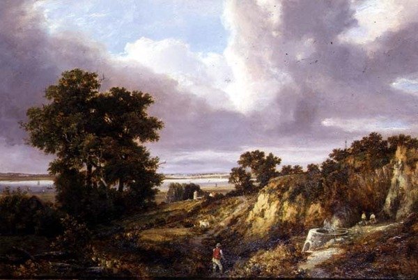 Lime Kiln near Gravesend by George Vincent