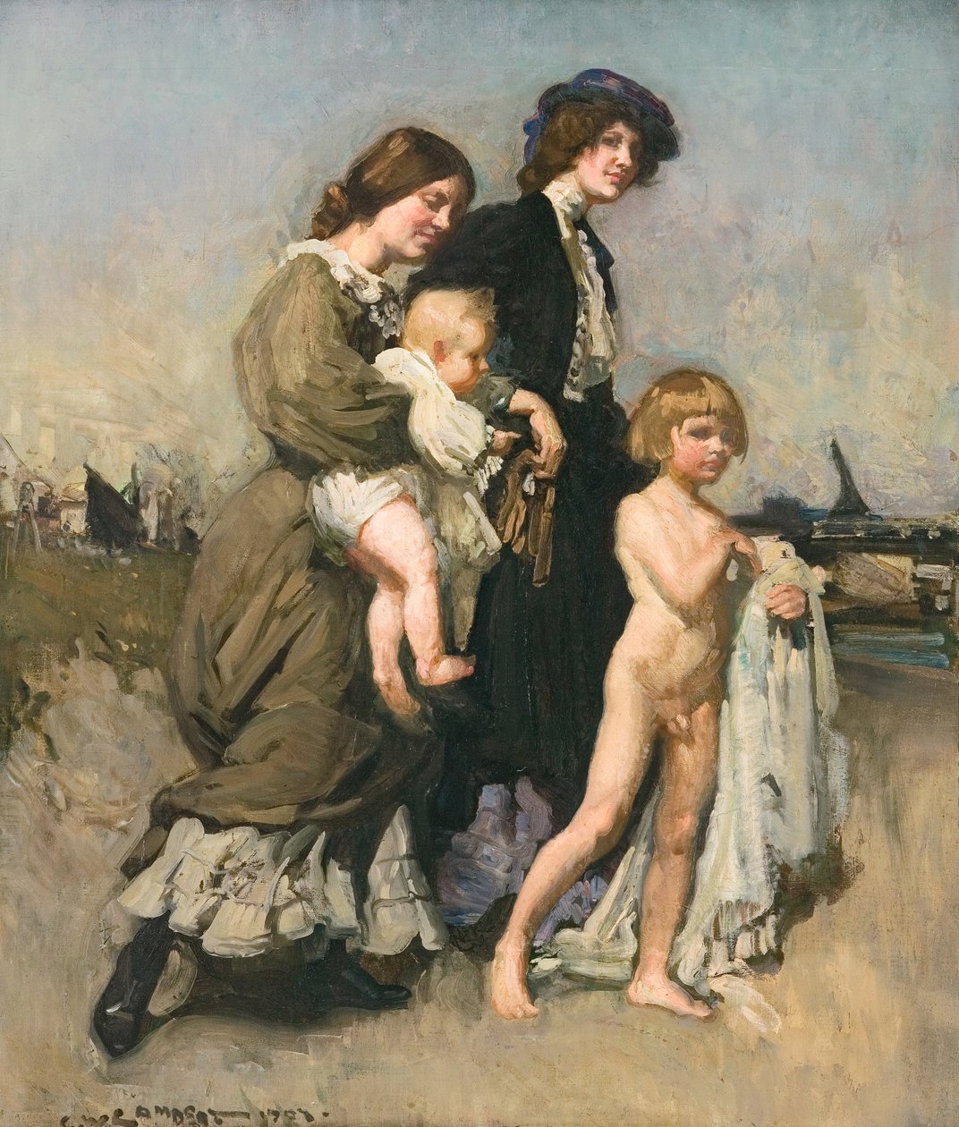 The Holiday Group (The Bathers) by George Washington Lambert