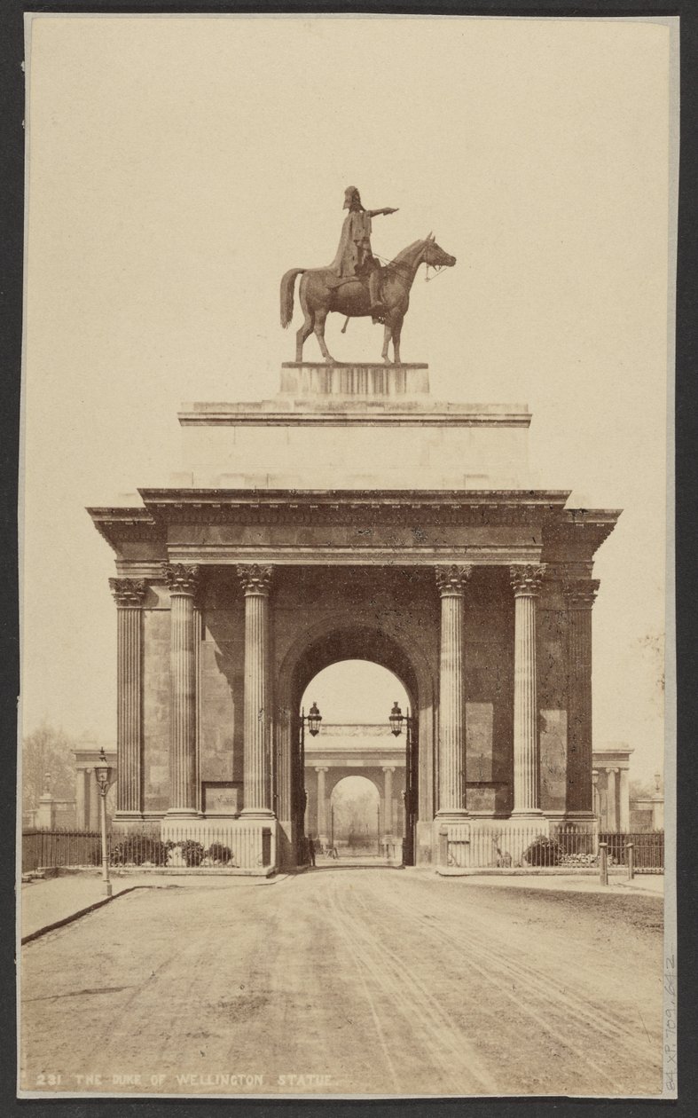 The Duke of Wellington Statue by George Washington Wilson