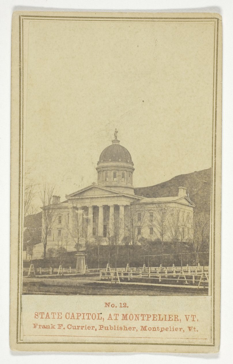 State Capitol at Montpelier, VT by George Watson
