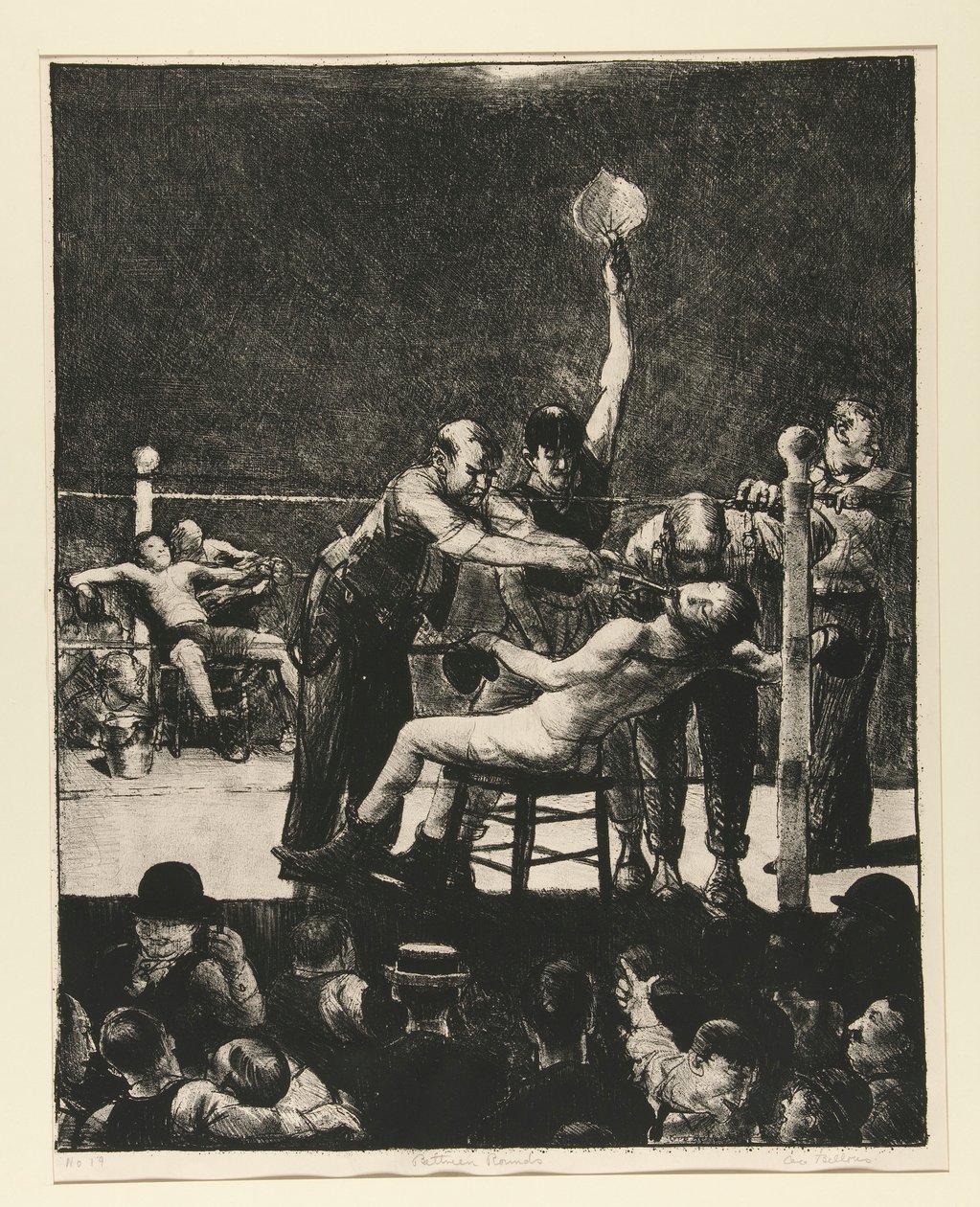 Between Rounds No. 1 by George Wesley Bellows