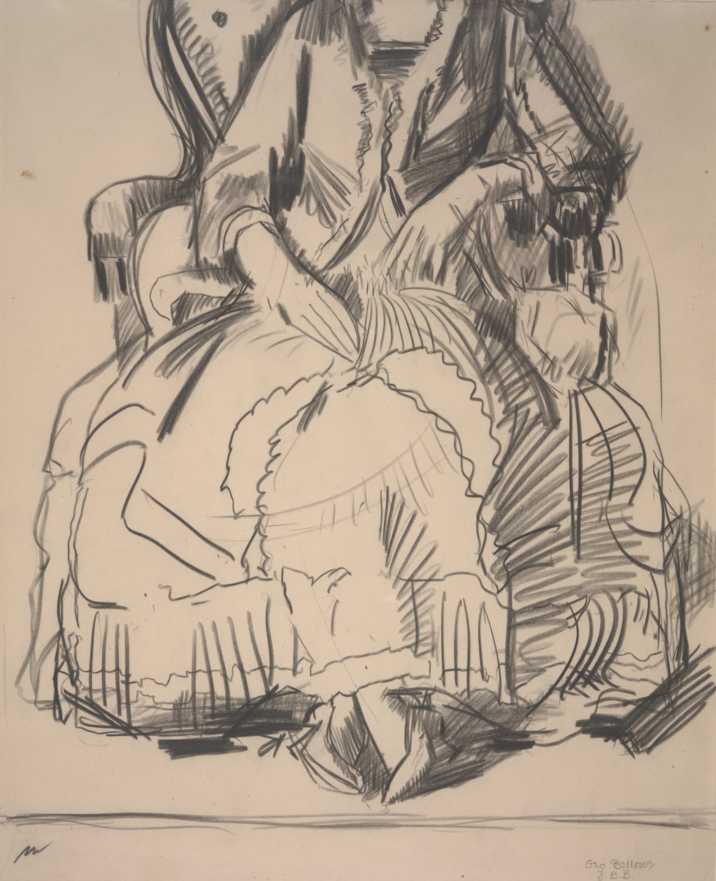 Emma in a Purple Dress by George Wesley Bellows