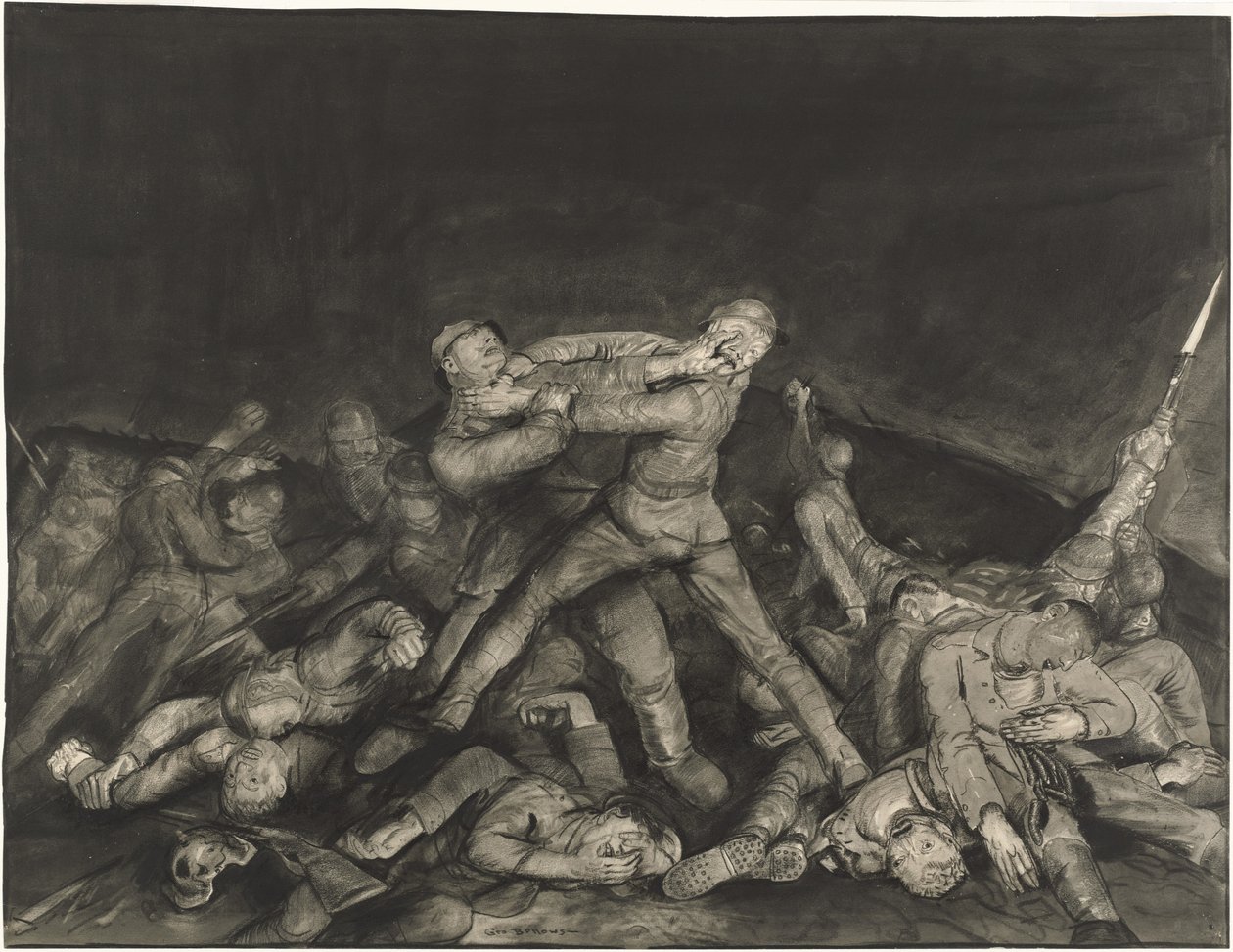 Ghost of Sergeant Pelly, 1918 by George Wesley Bellows