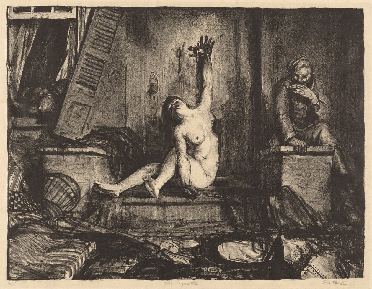 The Cigarette by George Wesley Bellows